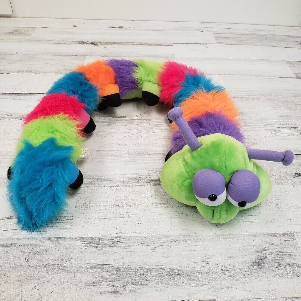 Carousel Toy 42" Colorful Caterpillar 1999 Vintage Large Plush